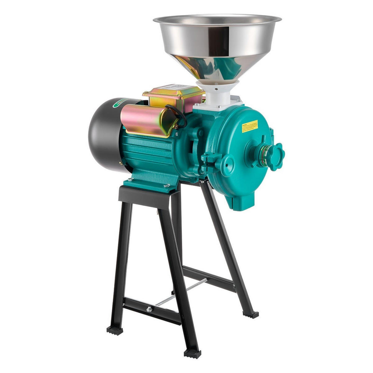 GETREIDEMUHLE und Getreidemühle 2200W Gusseisen - Silberfarben, Metall (33.02/34.01/74.52cm) - Rolipo