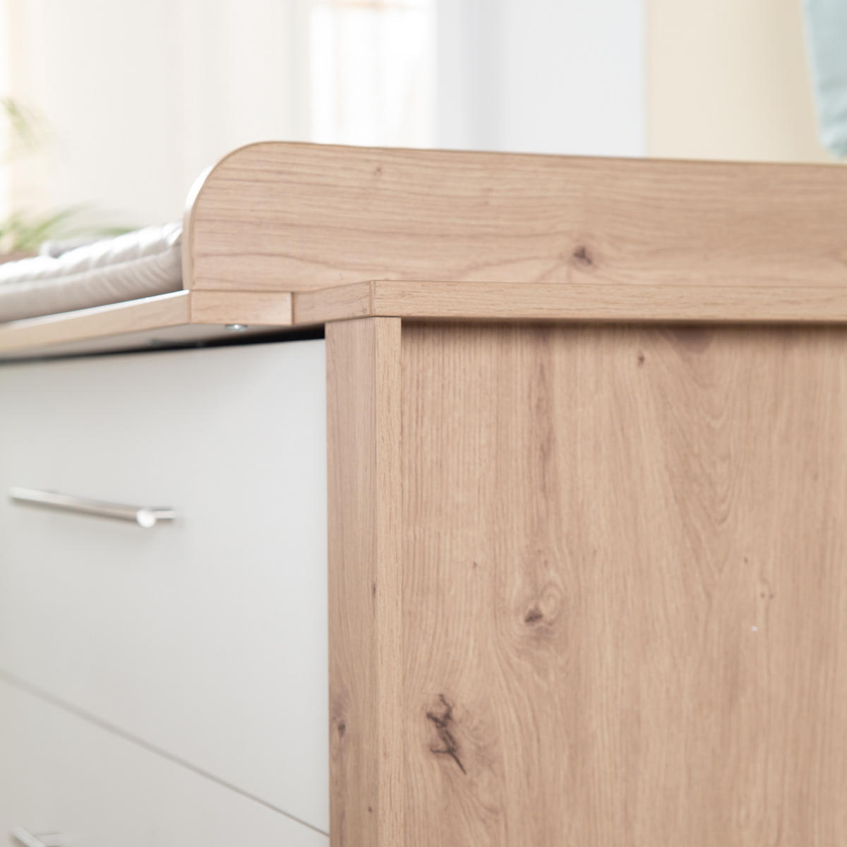 WICKELKOMMODE Malo - Weiß, Holzwerkstoff (112/98/75cm) - Roba