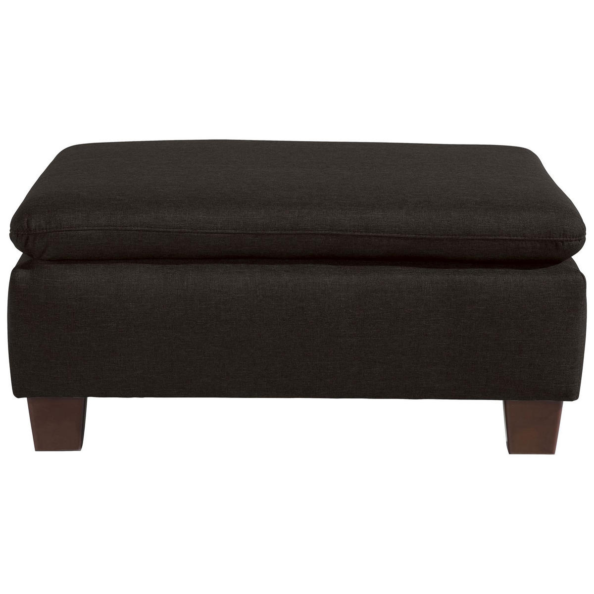 POLSTERHOCKER Kaylil Flachgewebe schoko - Mokka, Kunststoff (90/43/60cm) - 58aufmkessel