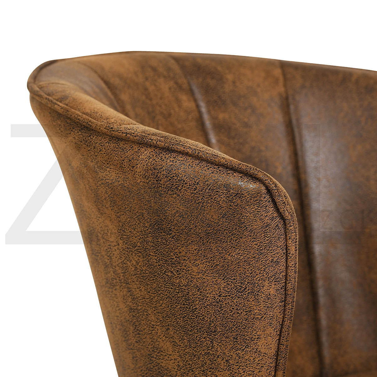 BARHOCKER 4er-Set, Polsterung in Wildlederoptik, Sitzhöhe 47 cm, Braun - Braun, Textil (44/74.5/51cm) - Meubles Cosy