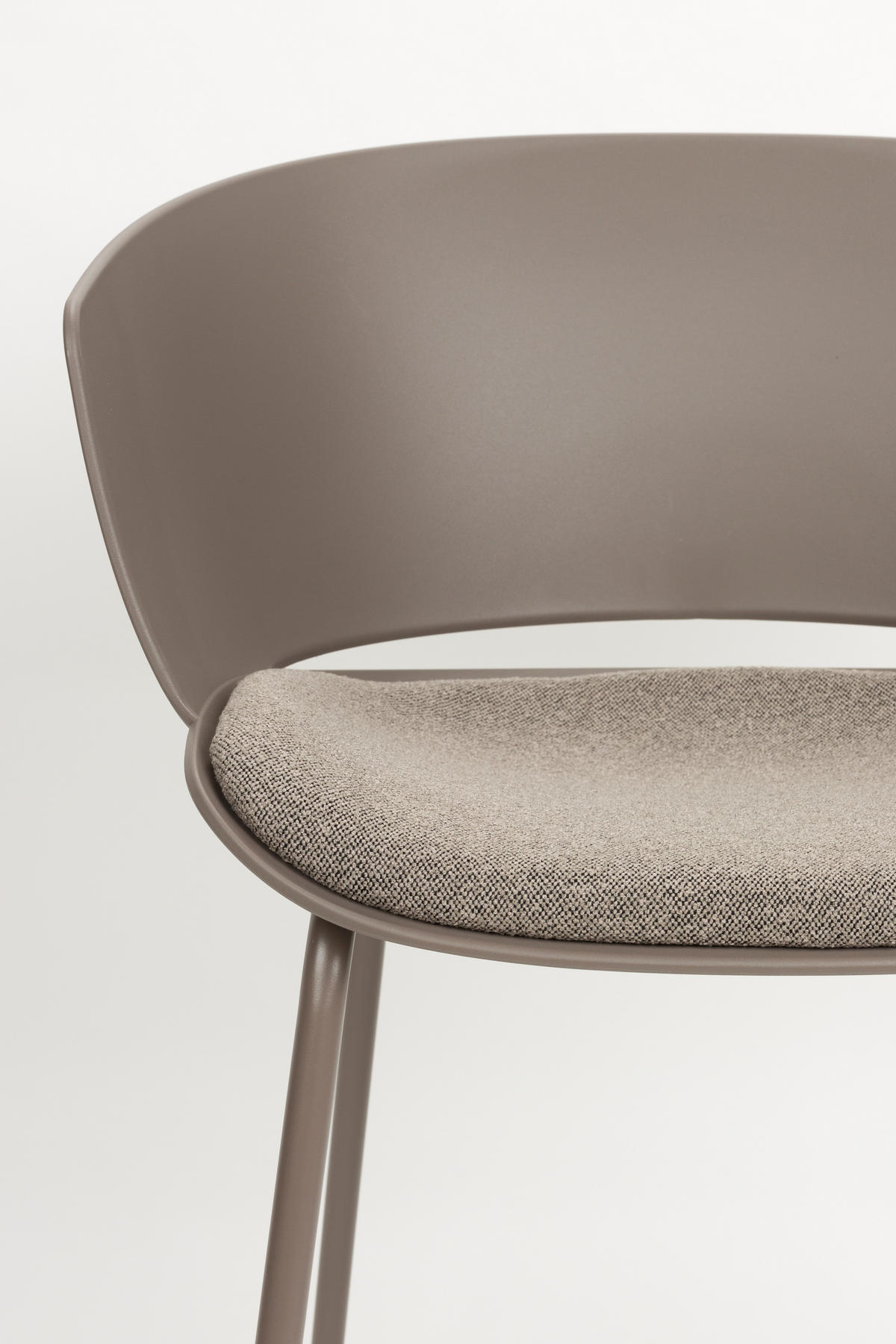 ESSZIMMERSTUHL Jessica - Grau - 54.5/59/80.5 cm - 4er-Set - Grau, Kunststoff (59/80.5/54.5cm)