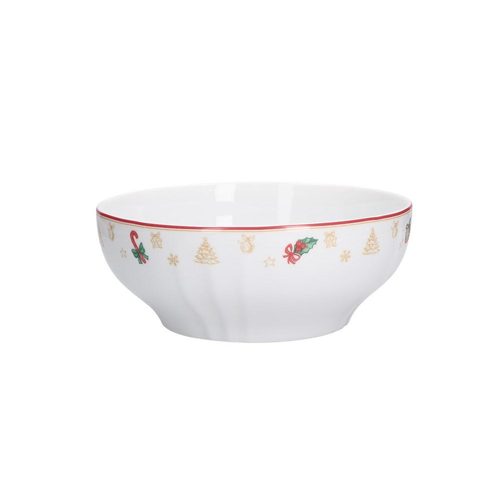 SCHÜSSEL Weiß 23/23/8 cm P022700020 - Weiß, Keramik (23cm) - La Porcellana Bianca 