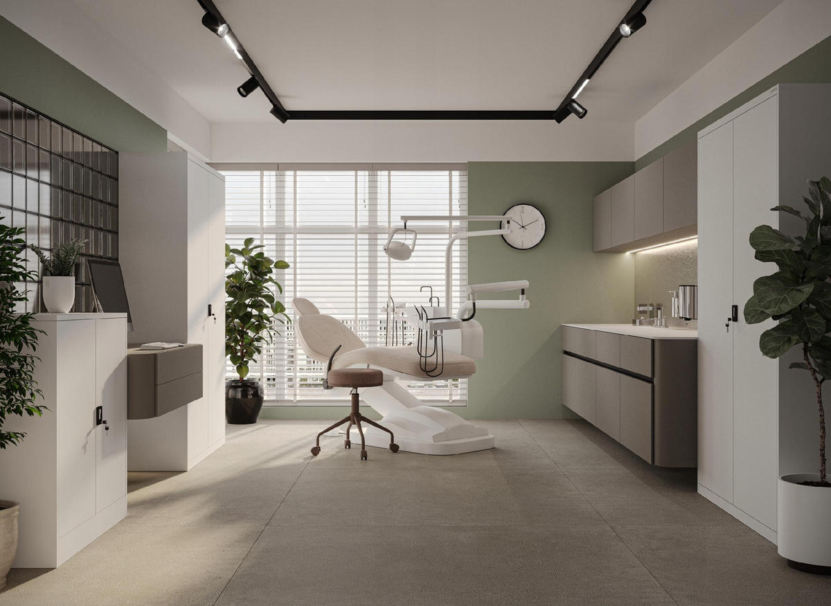 METALLSCHRANK Beata - Grau, Metall (90/93/40cm) - Jan Nowak