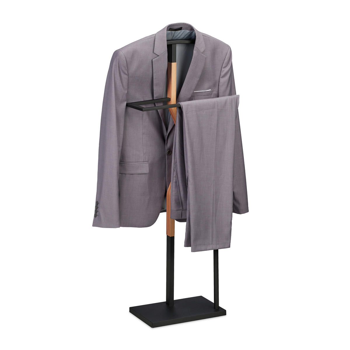 HERRENDIENER - Multicolor, Holzwerkstoff/Metall (48/107/20cm) - Relaxdays