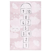 KINDER-TEPPICH Rosa 155 x 225 cm - Rosa, Textil (155/225cm) - Tesso Living