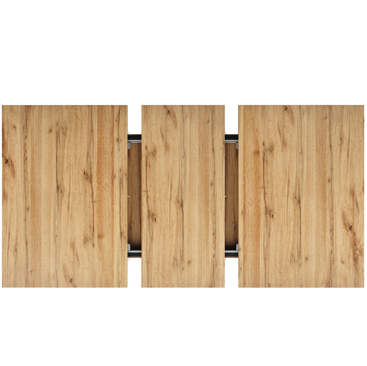 AUSZIEHTISCH 119/80/75 cm in Holzoptik – ausziehbar für 6–8 Personen - Hellbraun, Holzwerkstoff (158.5/80/75cm) - BEAOK