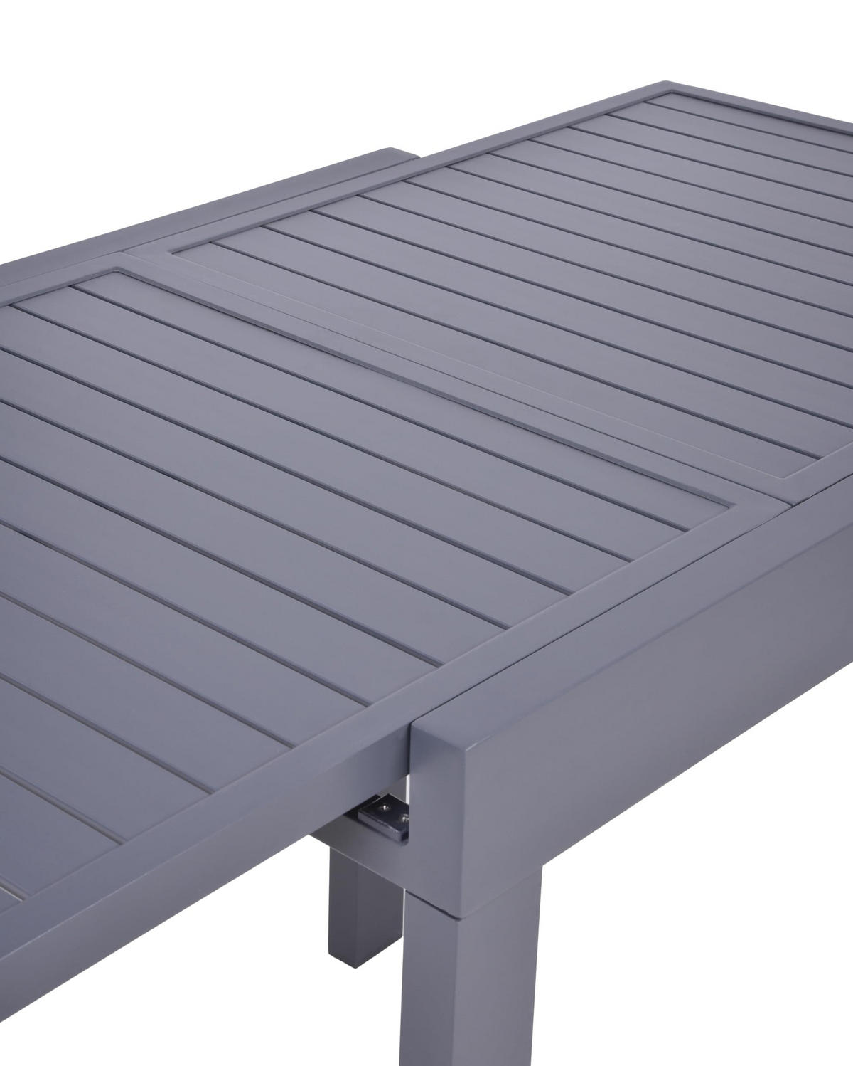 GARTENTISCH Celia Ausziehtisch - Anthrazit, Metall (65/65/75cm) - DELUKE