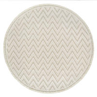 KURZFLORTEPPICH 120/120 cm Buckman 465 - Creme, Textil (120/120cm) - Paco Home