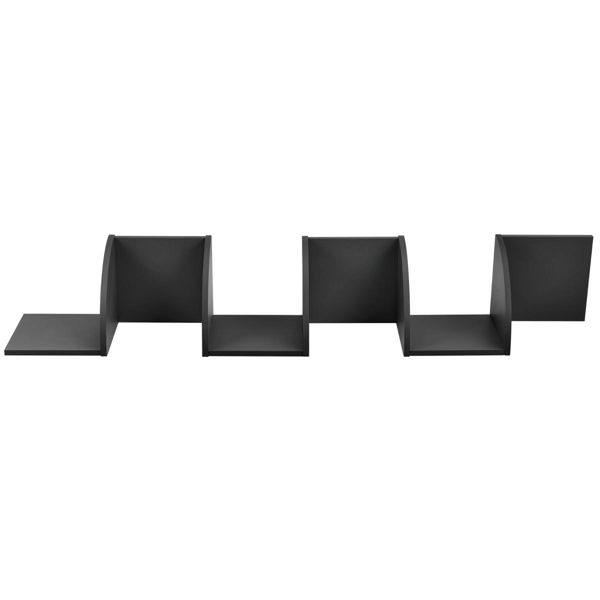 WANDREGAL Greiz - Dunkelgrau, Holzwerkstoff (123/19.5/19.5cm) - [en.casa]