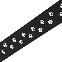 SICHTSCHUTZSTREIFEN PREMIUM Dekor Tapsi für Doppelstabzäune Schwarz 2,55m - Schwarz, Kunststoff (255/19cm) - ZAUN|ZU