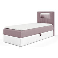 KINDERBETT GARETH 1 - Lila/Weiß, Holzwerkstoff (82/212cm) - Meblini