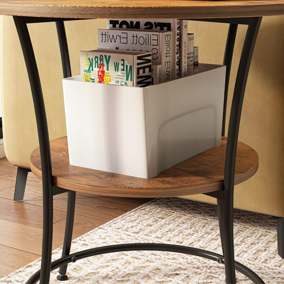 COUCHTISCH, braun 55/55/55 cm - Braun, Holzwerkstoff (55/55/55cm)