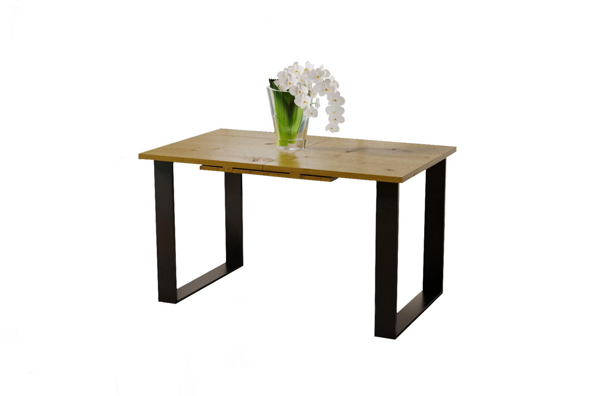 ESSTISCH Cora ausziehbar bis 210 cm - Eiche Artisan, Holzwerkstoff (130/80/76cm) - Endo-Moebel