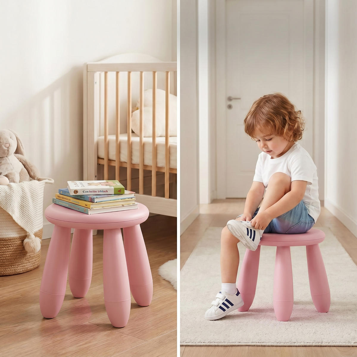 STOLIČKA Růžová plastová 26 cm - růžová, plast (28/26/28cm) - Relaxdays