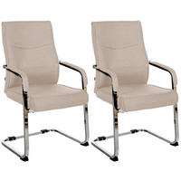 SCHWINGSTUHL 2er Set Stoff taupe - Taupe, Textil/Metall (55/88/60cm) - CLP