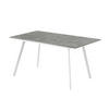 ESSTISCH OSKAR 120-160/80/76 cm Beton - Anthrazit, Holz (80/120/76cm) - B&D Home