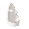 TEELICHTHALTER Keramik Ville - Creme, Stein (7/12cm) - Boltze Home