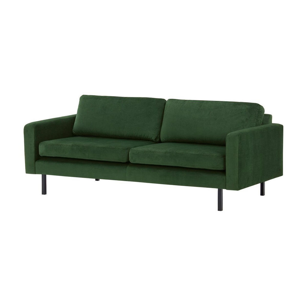DREISITZER-SOFA Lioni-Kronos 14 - Grün, Holz/Textil (200/84/94cm)