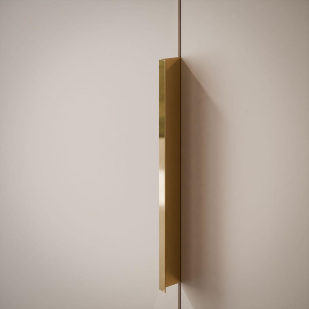 KLEIDERSCHRANK AUREL KASCHMIR 2D2S mit Schubladen - Kaschmir, Holzwerkstoff (100/210/57cm) - Lookway