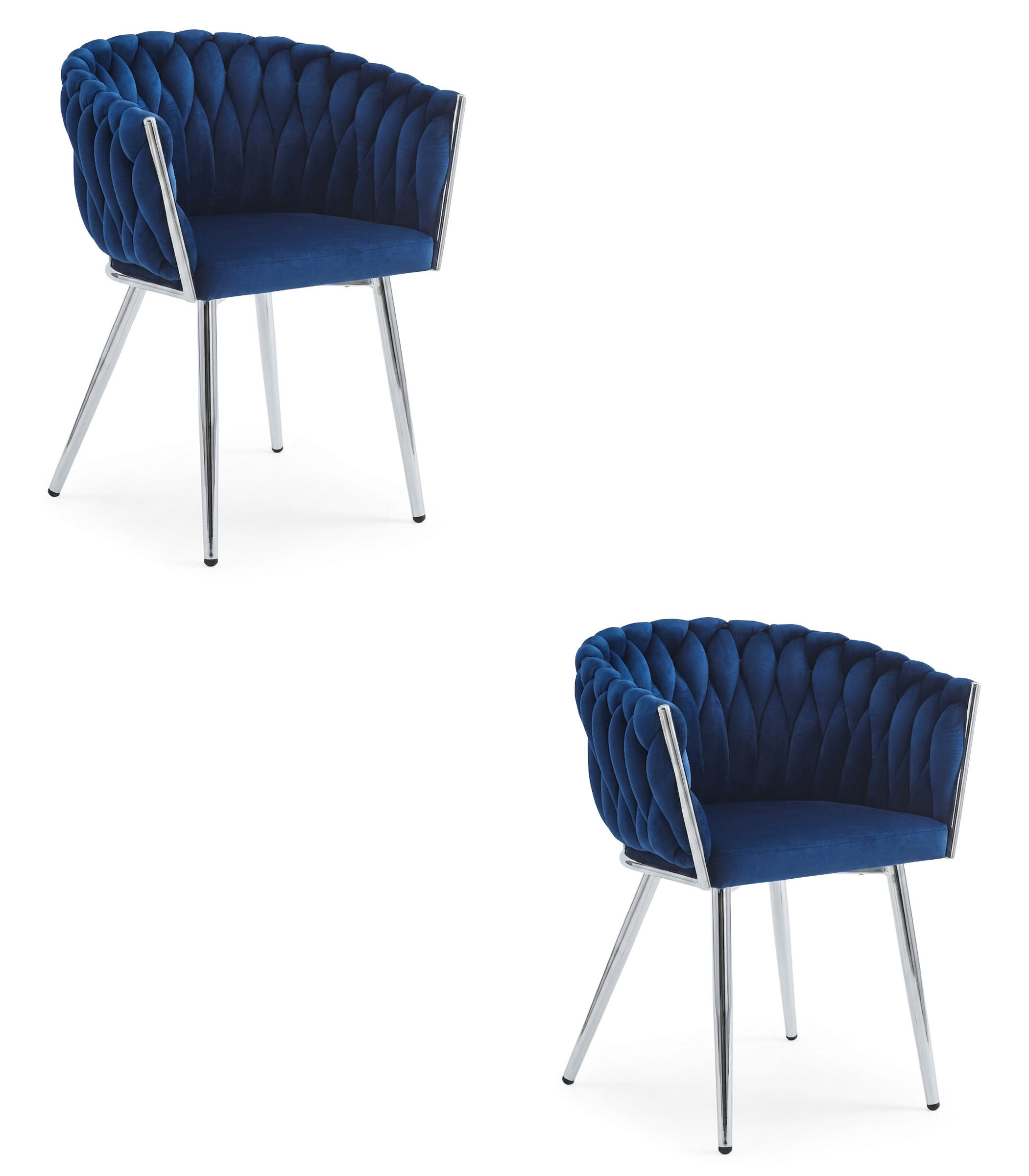 XXXLutz Stuhl Dunkelblau 61x44x55 cm