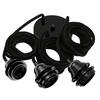 PENDELLEUCHTE Hang 3 Flammig Retro - Schwarz, Naturmaterialien (250/1/250cm) - HOOPZI
