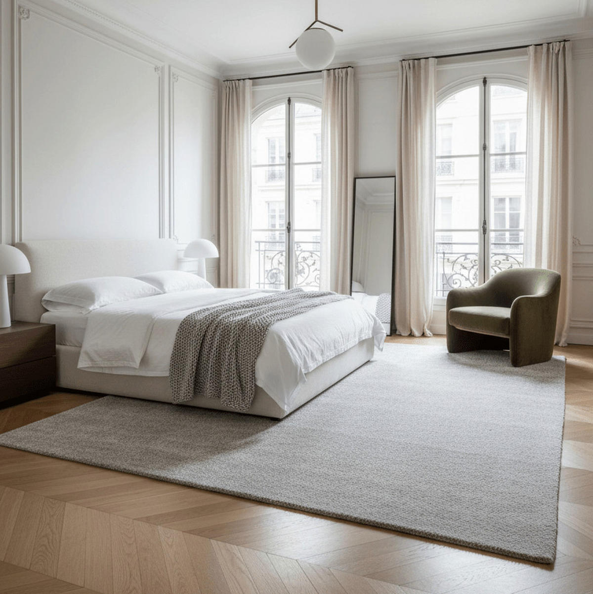 TEPPICH, Einfarbiger, maschinenwaschbarer grau - Grau, Textil (80/150cm) - AFK Living