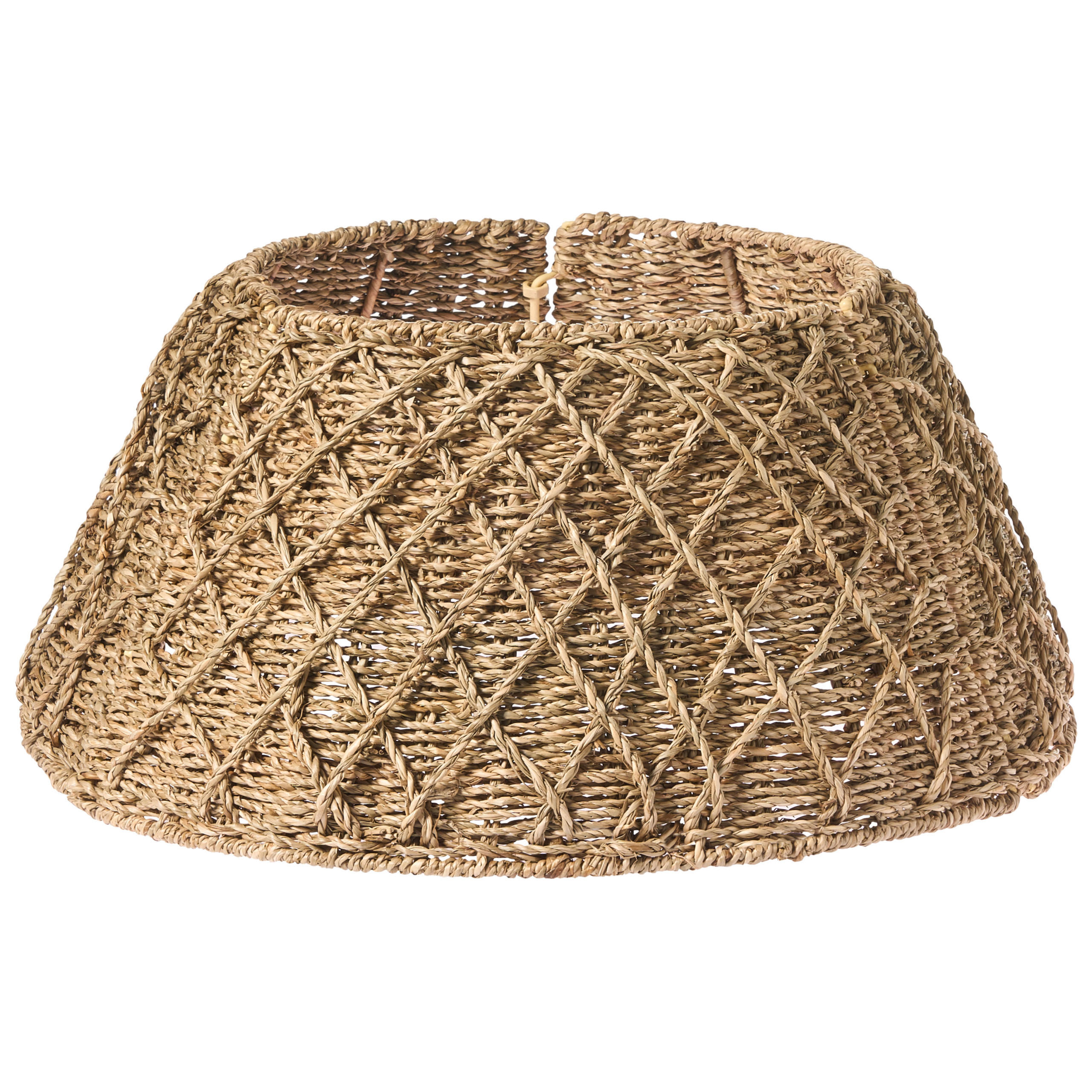 WEIHNACHTSBAUMKRAGEN 26 cm Naturfarben Bougie - Naturfarben, Naturmaterialen (26cm) - Beliani