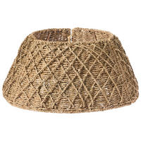 WEIHNACHTSBAUMKRAGEN 26 cm Naturfarben Bougie - Naturfarben, Naturmaterialen (26cm) - Beliani