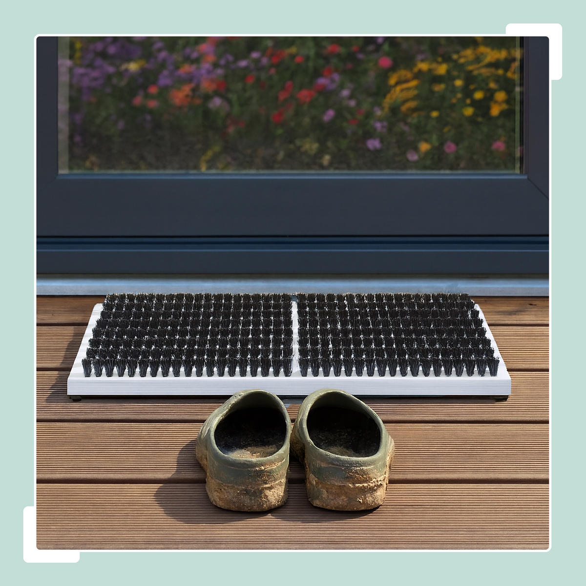 ÚDRŽBA obuvi - různobarevná, kov/dřevo (59/4.5/36cm) - Relaxdays