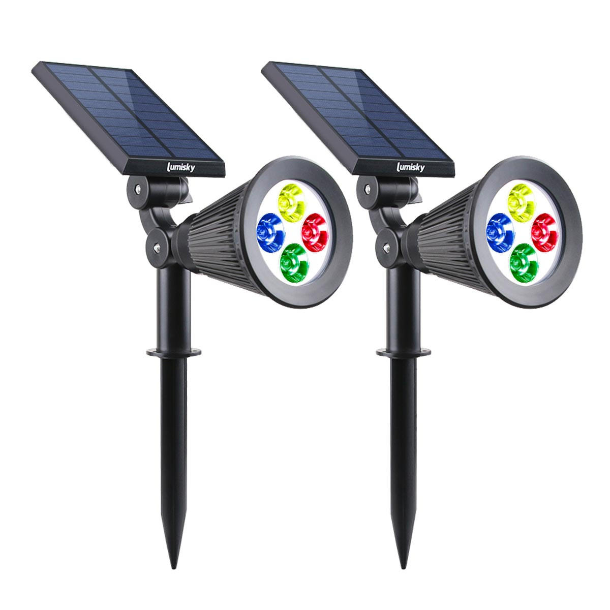 Lumisky Set Schwarz 9x34x29 cm