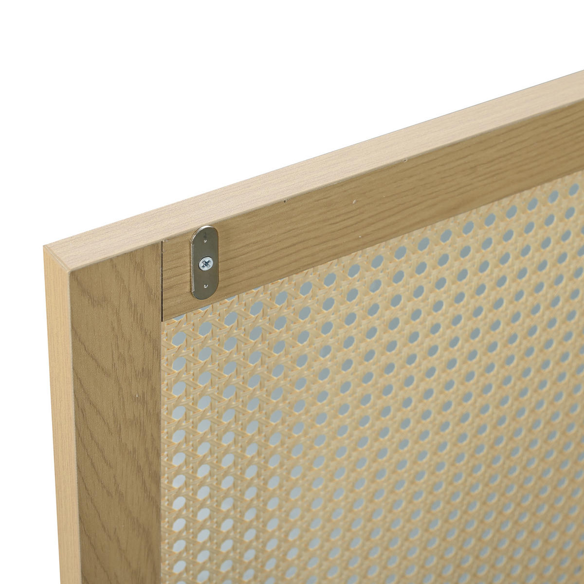 SCHUHSCHRANK aus Spanplatte 80x105x35cm in Eichefarben mit Push-to-Open - Eichefarben, Holzwerkstoff (80/105/35cm) - Modfu