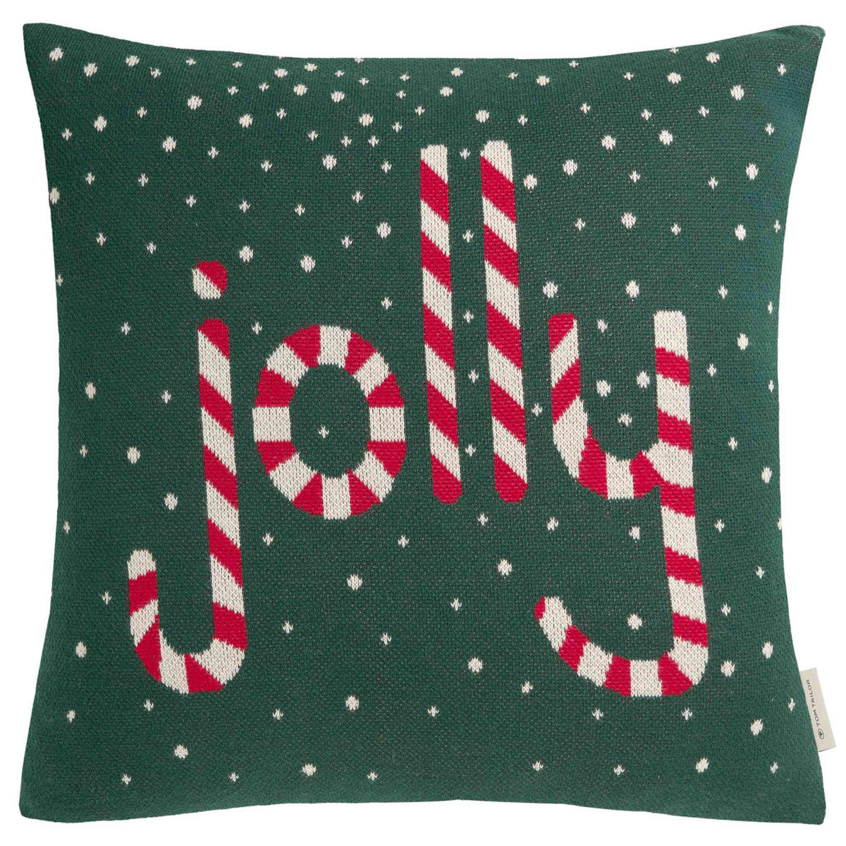 ZIERKISSENHÜLLE WEIHNACHTSKISSEN - Grün, Textil (45/45cm) - Tom Tailor