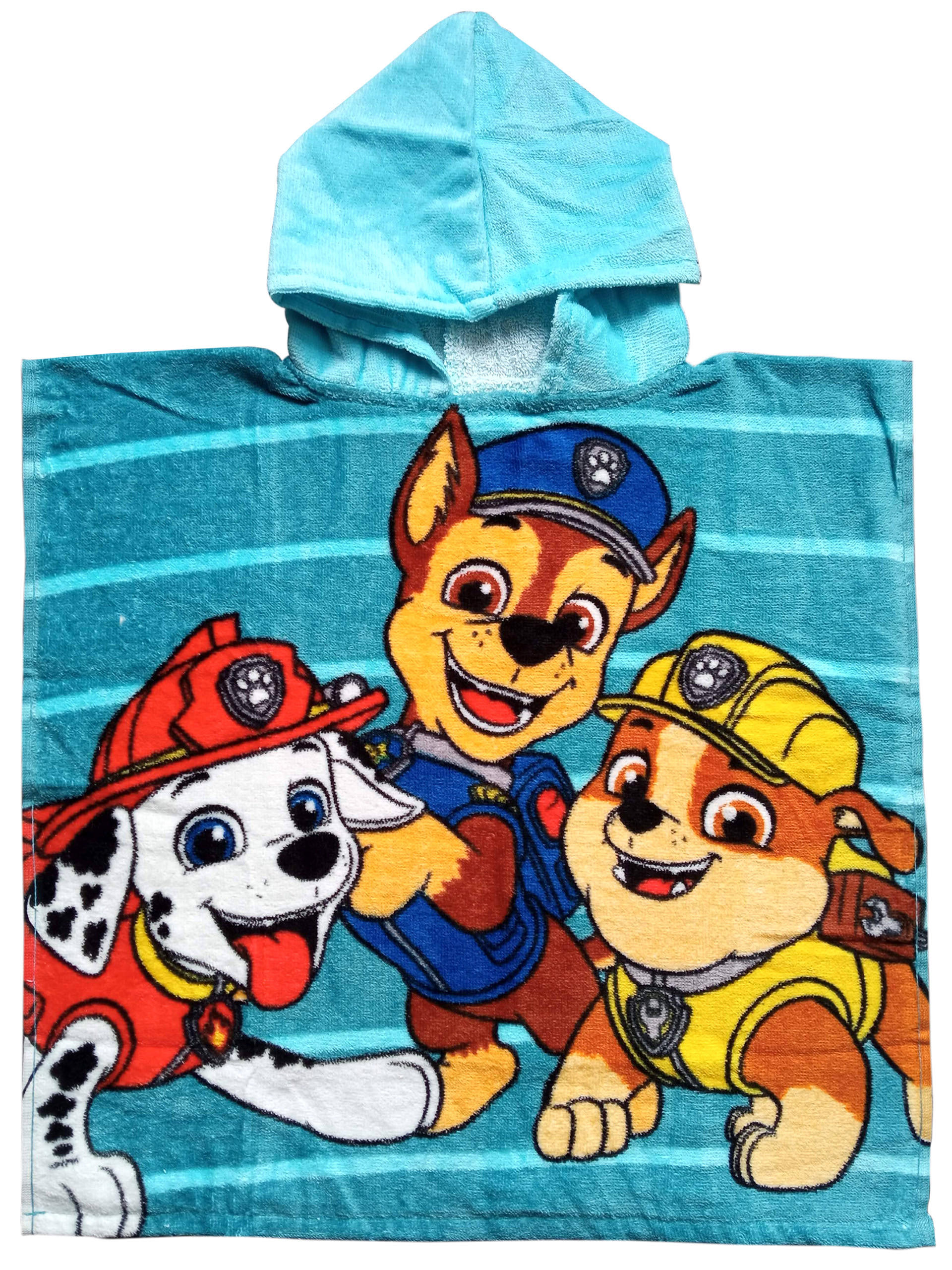 BADEPONCHO Paw Patrol Blau 50 x 100 cm - Blau, Textil (Einheitsgrößenull) - Paw Patrol