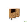 KOMMODE HOCH LEON Wildeiche - Wildeiche, Holz (97/95/45cm) - byoak