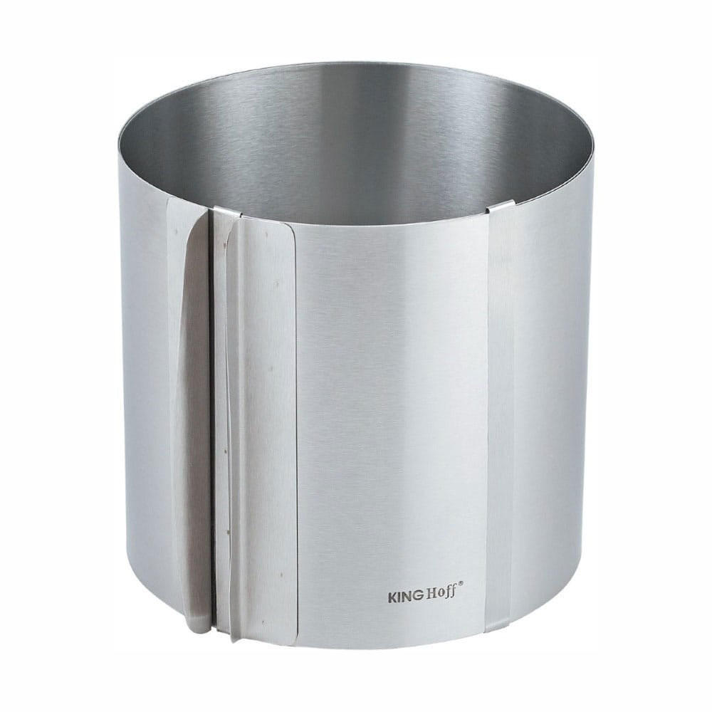 TORTENRING Silber 16/16/15 cm KH1793 - Silberfarben, Metall (16/15/16cm) - Kinghoff 