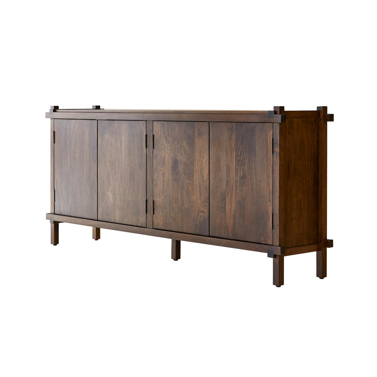 SIDEBOARD Arko Braun aus Mango - Braun, Holz (190/86/40cm) - Tikamoon