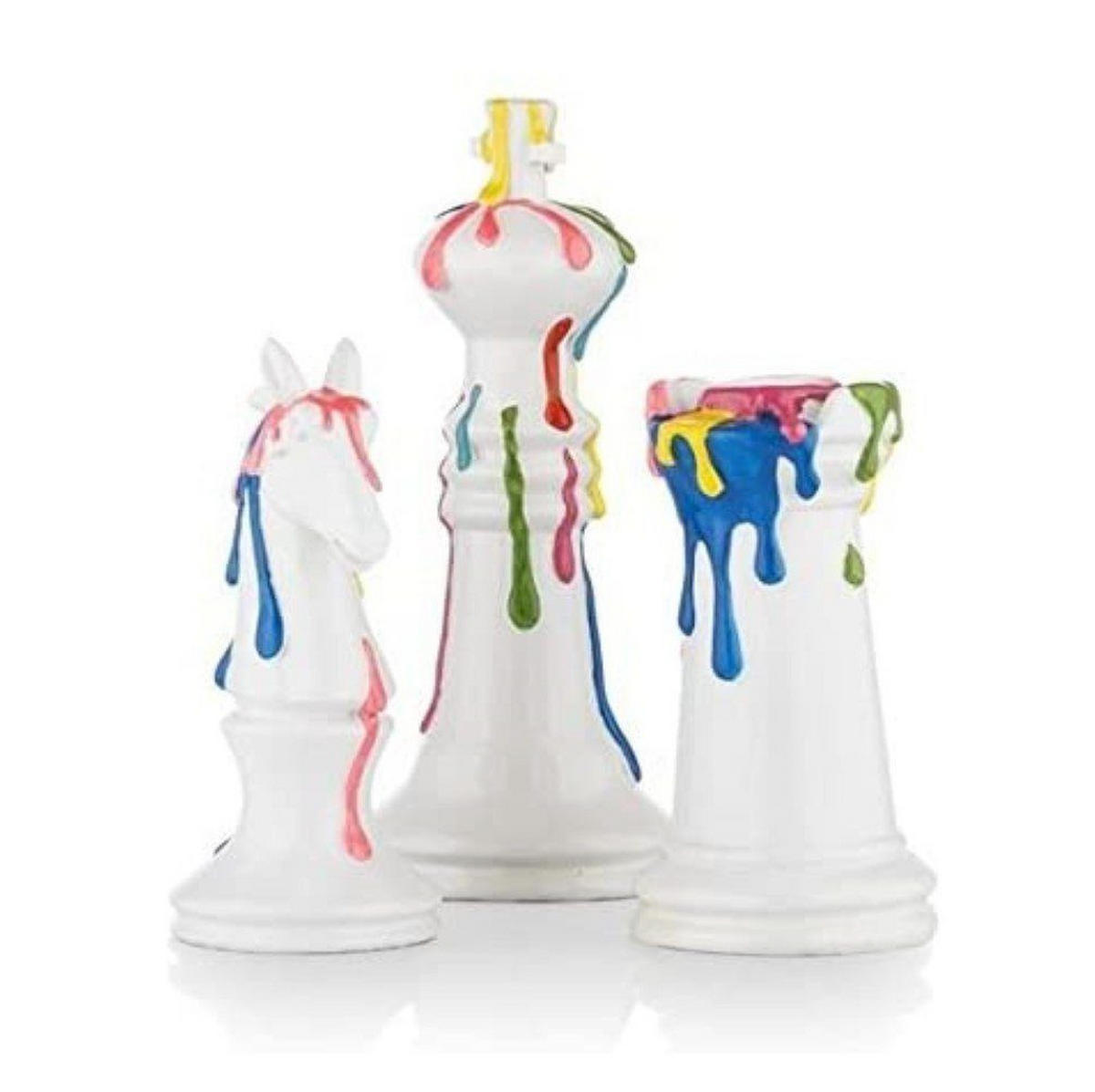 DEKO SKULPTUR Shach Figur Mehrfarbig - Multicolor, Keramik (14/28/13cm) - COCOMaison