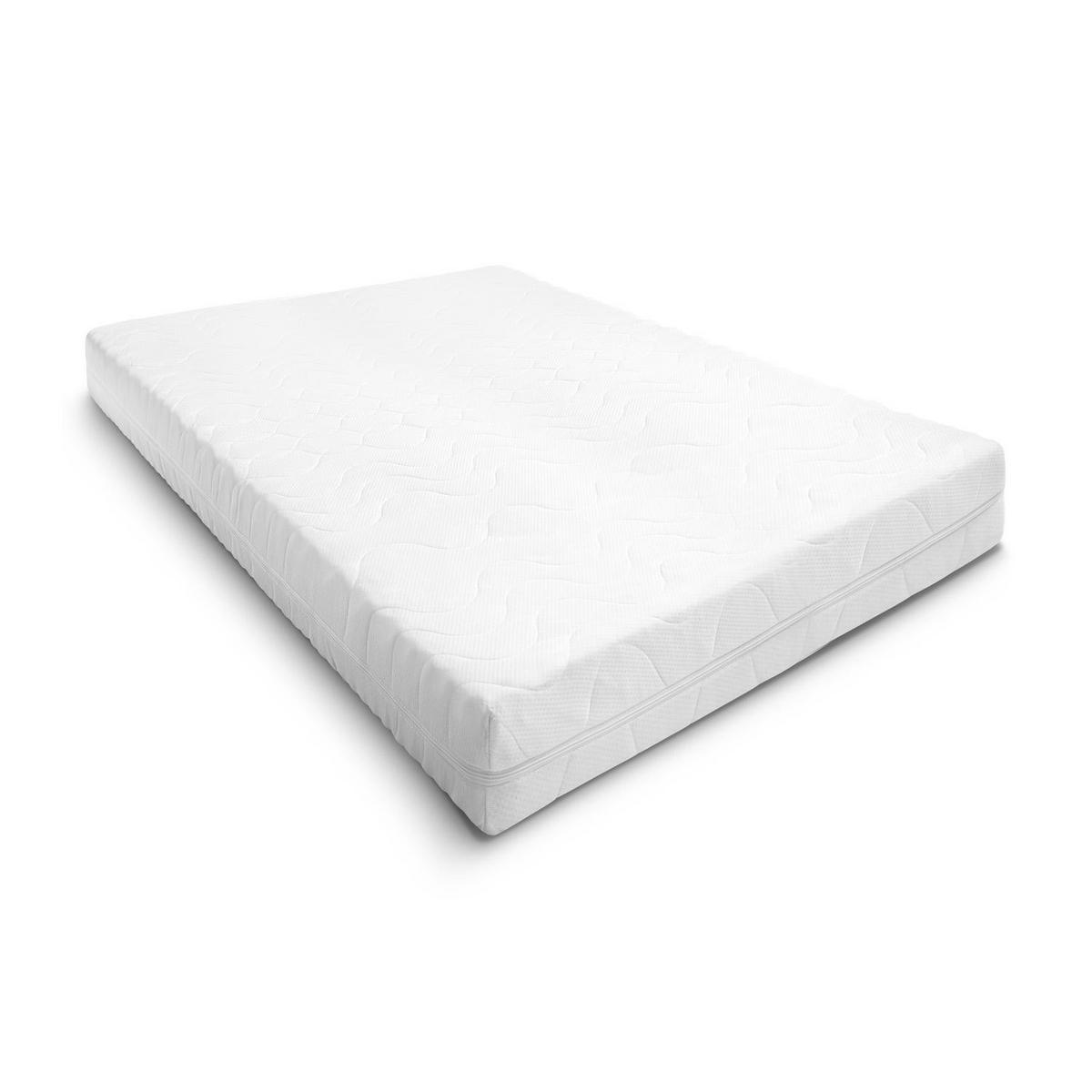 KALTSCHAUMMATRATZE Premium 120x200 cm - Weiß, Textil (120/200cm) - CloudComfort