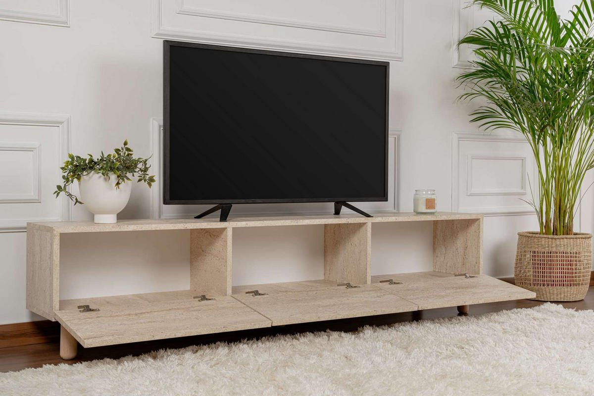 TV-MÖBEL alvin beige - Beige, Holz (31/42/180cm) - Habitat Garten