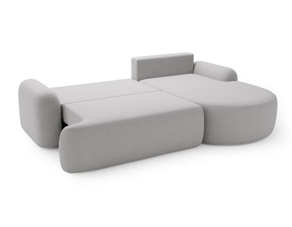 ECKSOFA Form OLIO Grau - Grau, Holzwerkstoff (261/177cm) - Compleo24