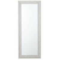 WANDSPIEGEL beige/silber rechteckig 50/130 cm Vertou - Beige/Silberfarben, Kunststoff (50/130/3cm) - Beliani