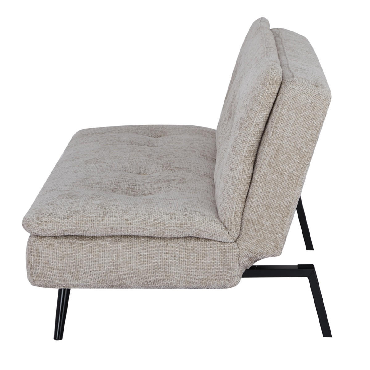 SCHLAFSOFA 3-Sitzer aus Stoff, Beige - Beige, Textil (87/80/179cm) - Giga Meubel