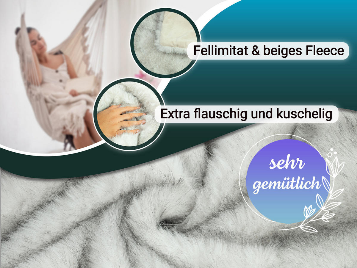 KUSCHELDECKE, 100% Polyester - Beige, Textil (150/200cm) - Zollner
