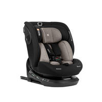 KINDERSITZ i-Size i-Hike dunkelgrün (40-150 cm) Isofix, 360° drehbar, verstellbar - Beige, Kunststoff (44/58/53cm) - Kikka boo