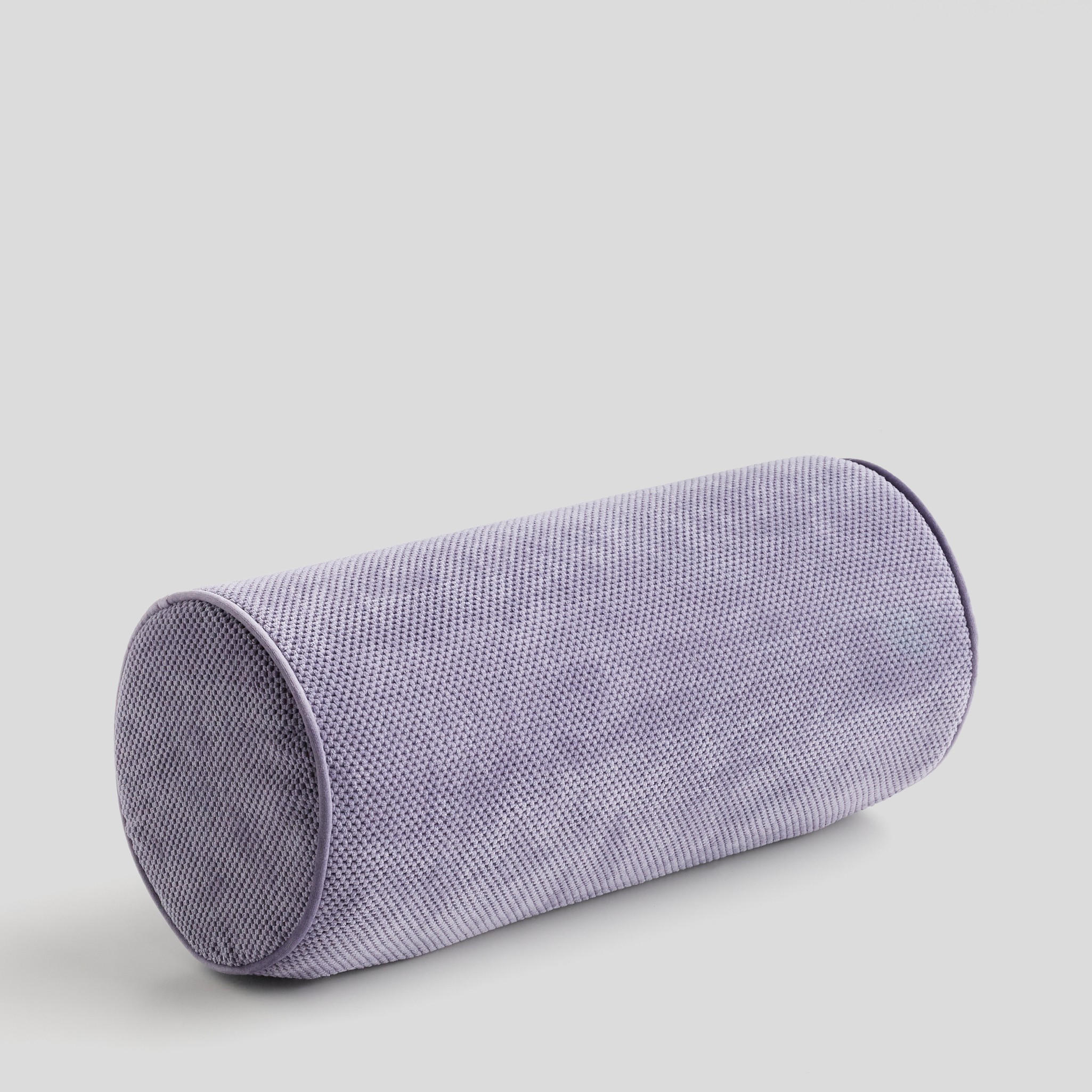 DEKO-ROLLENKISSEN Kord - Violett, Textil (45/20/1cm) - home&you