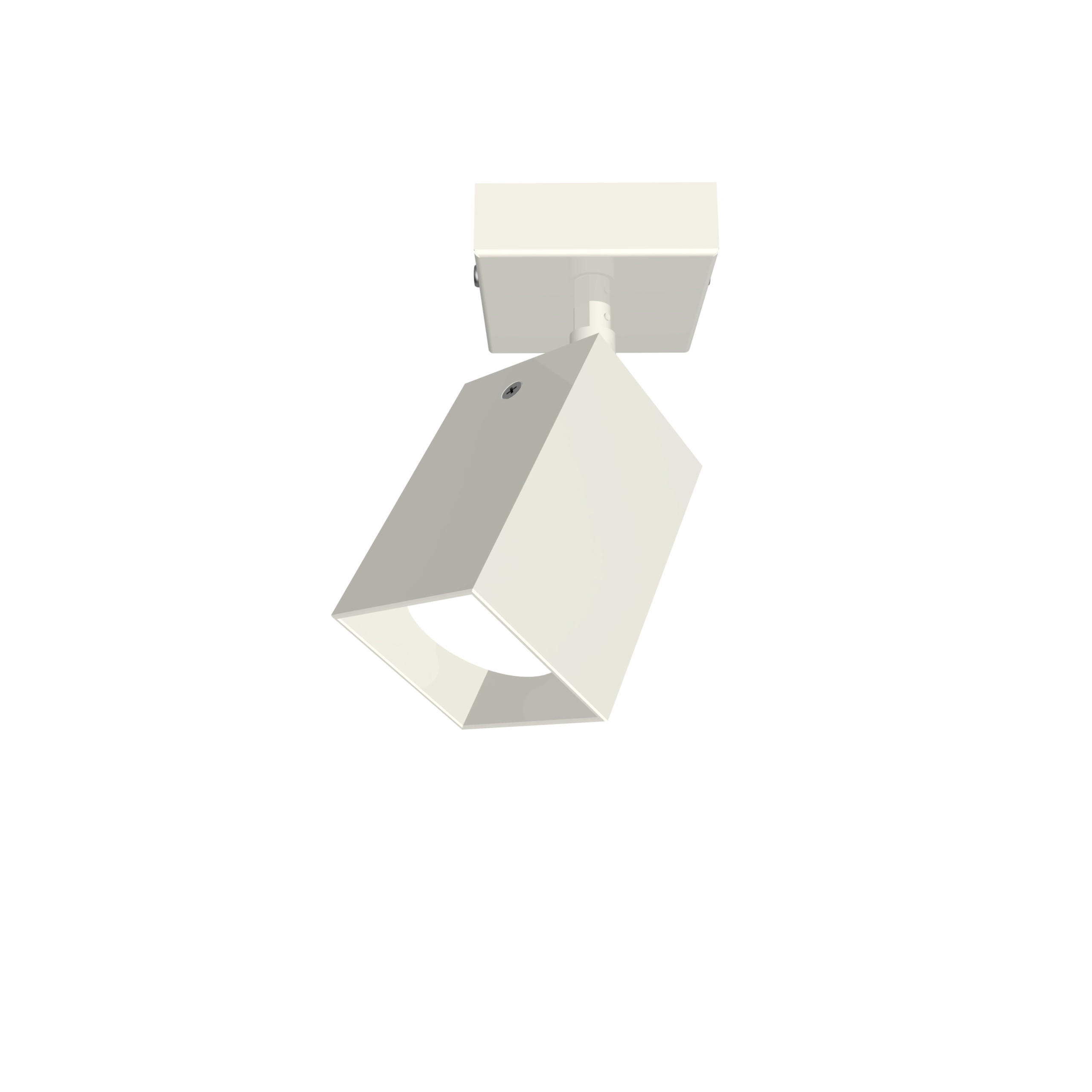 DECKENLEUCHTE - Weiß Hochglanz, Metall (7.6/7.6/17cm) - Lumicom