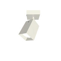 DECKENLEUCHTE - Weiß Hochglanz, Metall (7.6/7.6/17cm) - Lumicom