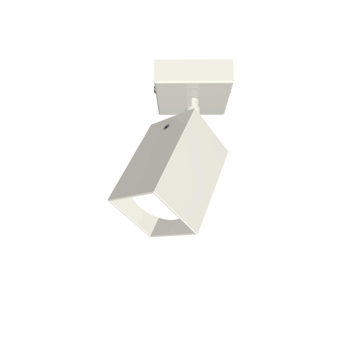 DECKENLEUCHTE - Weiß Hochglanz, Metall (7.6/7.6/17cm) - Lumicom