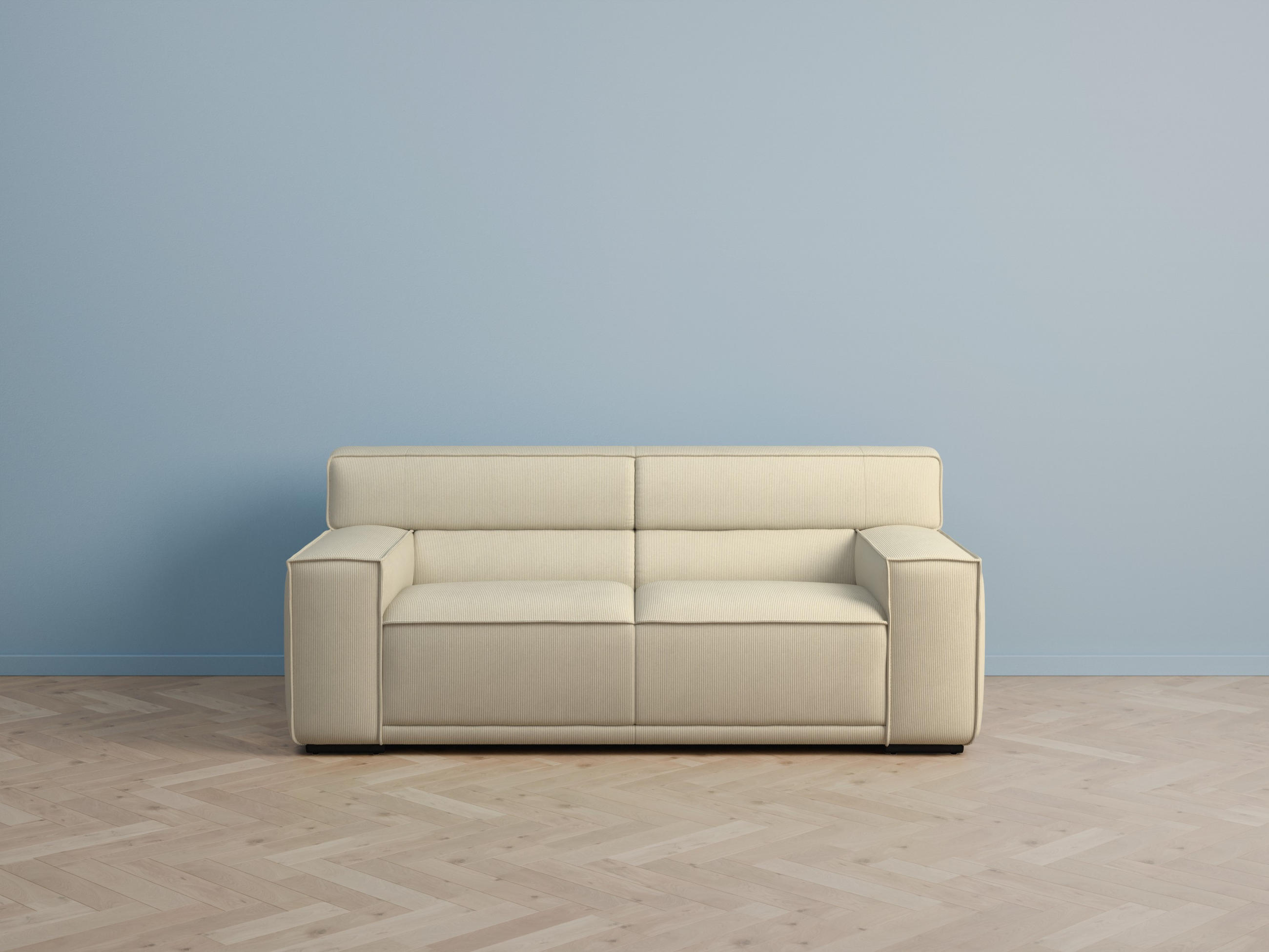foamnova 2,5-Sitzer Natur 194x78x106 cm