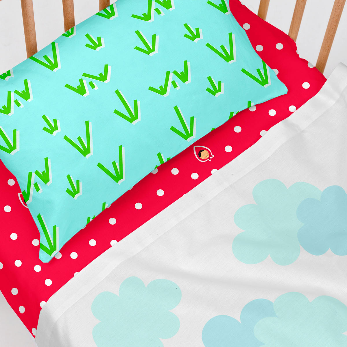 OBERLAKEN set 2 teiliges Grandma 120x180 cm (Kinderbett) - Multicolor, Textil (120/180cm) - Happy Friday